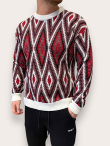 Maglione girocollo jacquard fin.7 BERNA