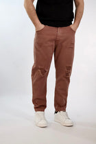 Pantalone cropped Maracana destroyed 077 BERNA