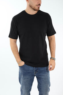 T-shirt basica viscosa nero 505L GIANNI LUPO