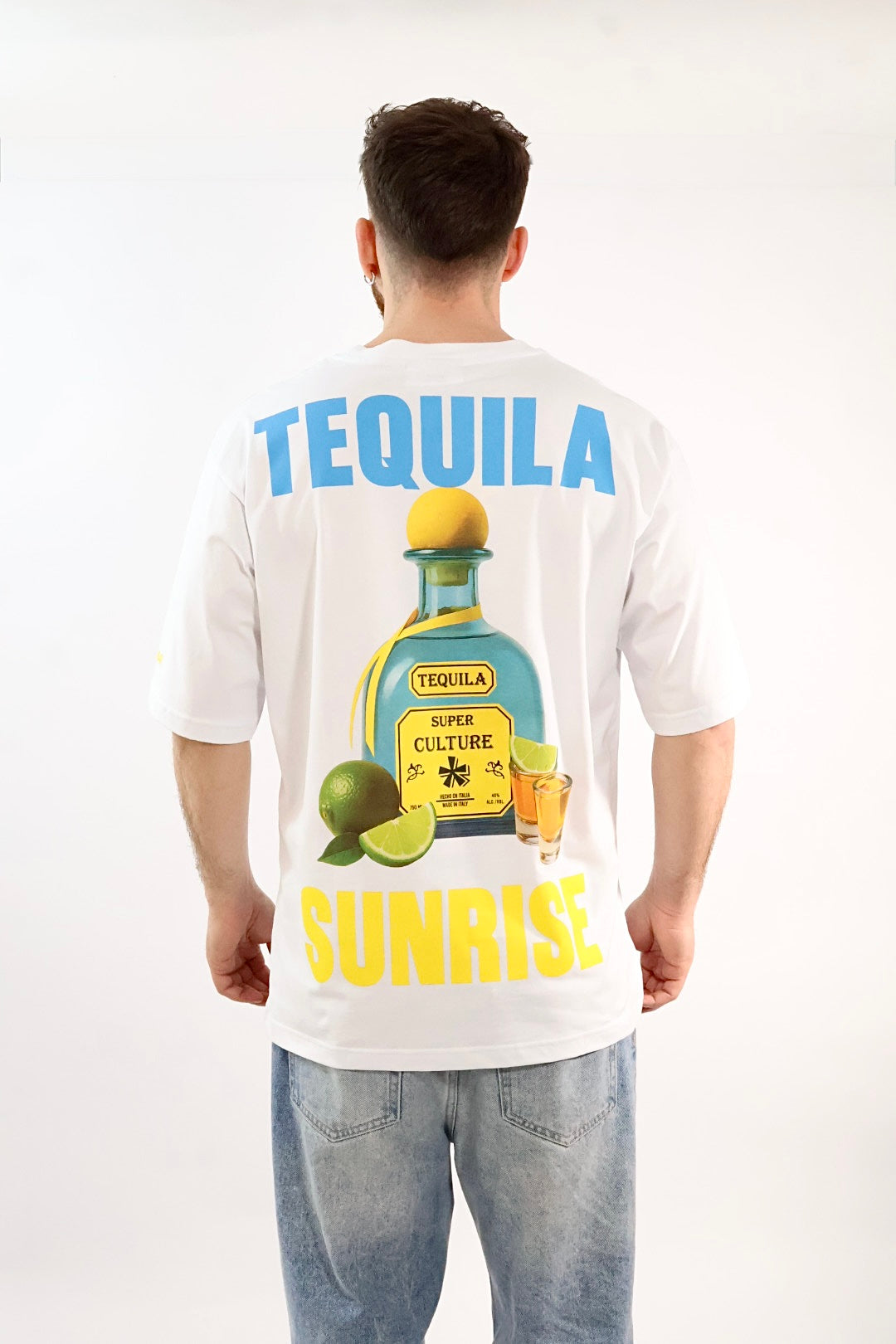 T-shirt stampa retro tequila sunrise A1963 SUPERCULTURE