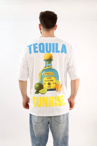 T-shirt stampa retro tequila sunrise A1963 SUPERCULTURE