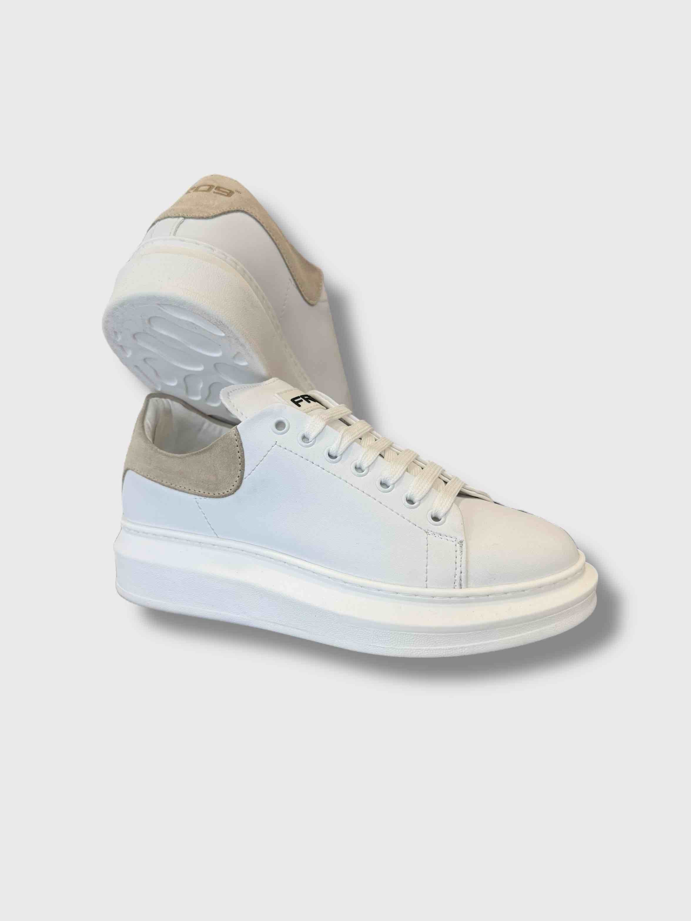 SCARPE RETRO BEIGE CAMOSCIO FR09