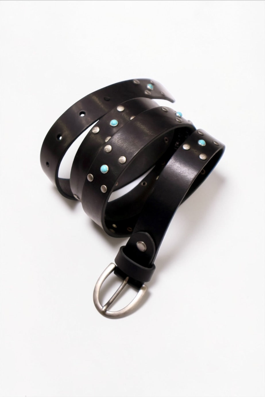 CINTURA PELLE CABU E RIVETTI 001 BL11