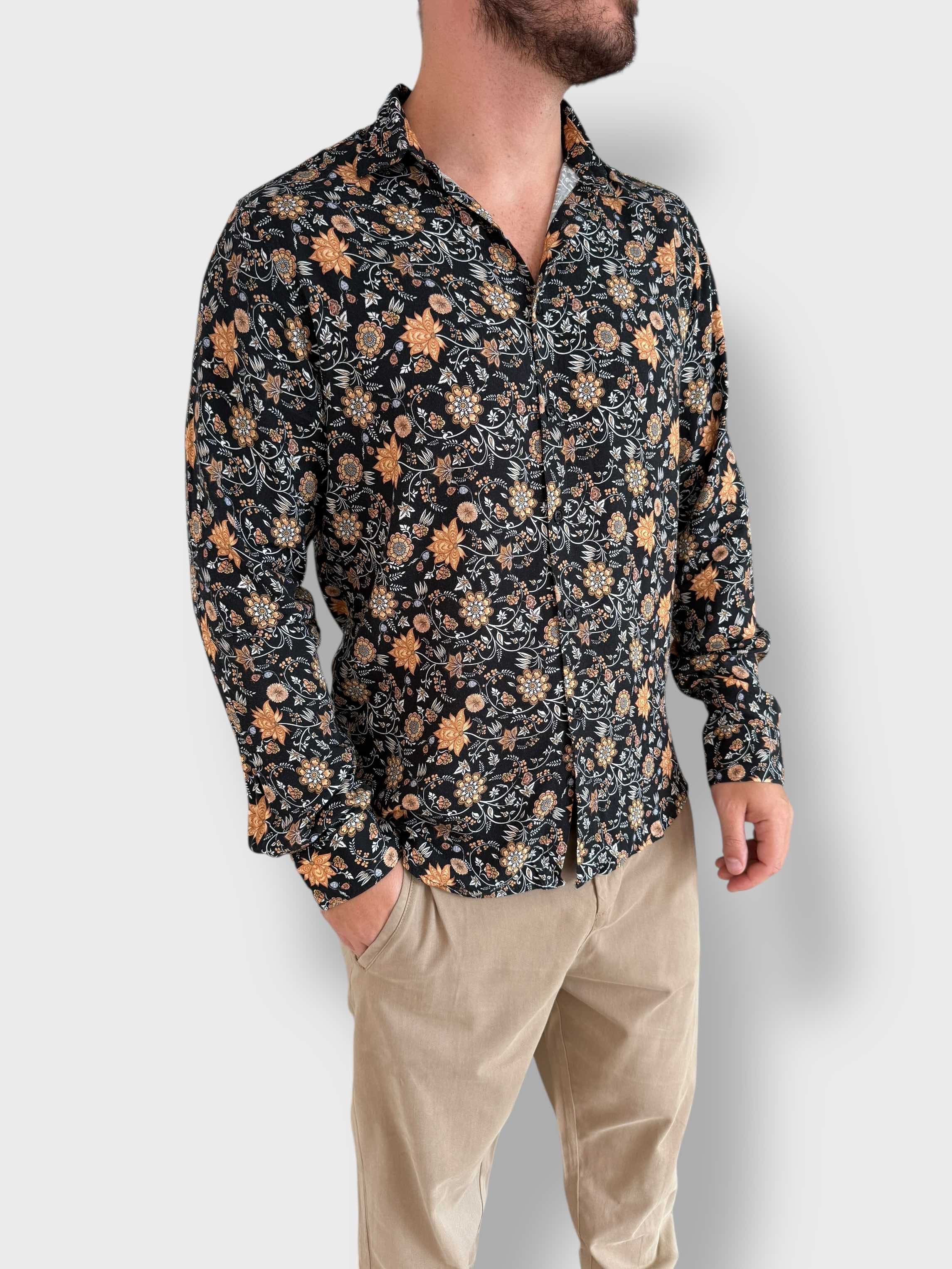 Camicia viscosa fantasia 130DA GIANNI LUPO