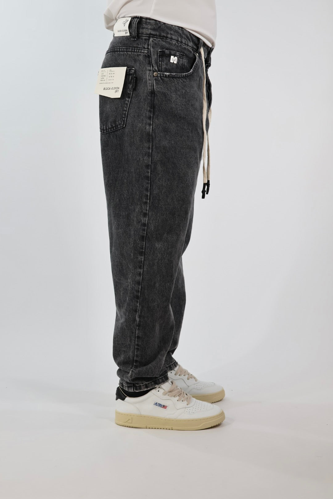 Jeans coulisse marmo BLK20730  BL11