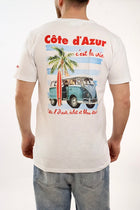 T-shirt stampa cote d’azur A1919 SUPERCULTURE