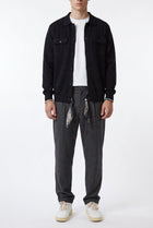 Cardigan 044 polo punto milano nero BERNA