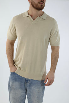 Polo in maglia m/m collo derby M36 OVER-D