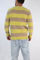 Maglione 635 ciniglia girocollo righe  GIANNI LUPO