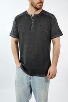 T-shirt serafino misto lino 623 BL11