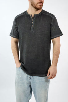 T-shirt serafino misto lino 623 BL11