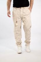 Pantalaccio paisley lino/cotone ricamato 281 BERNA