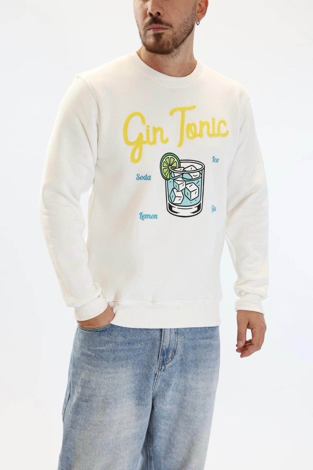 Felpa 3017 gin tonic  SUPERCULTURE