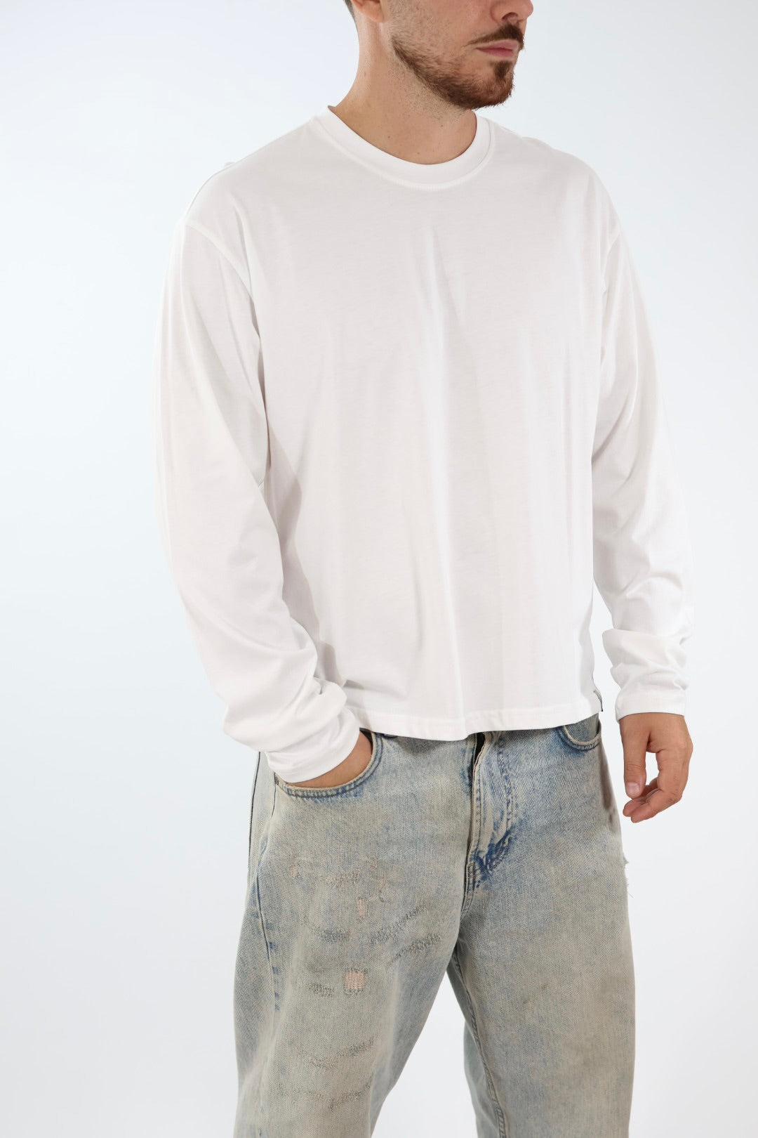 T-shirt m/l  ML81 cropped tee WHY NOT BRAND