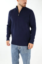 Maglioncino M70 lupetto zip Blu OVERD