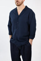 Camicia viscosa/lino 223 BERNA