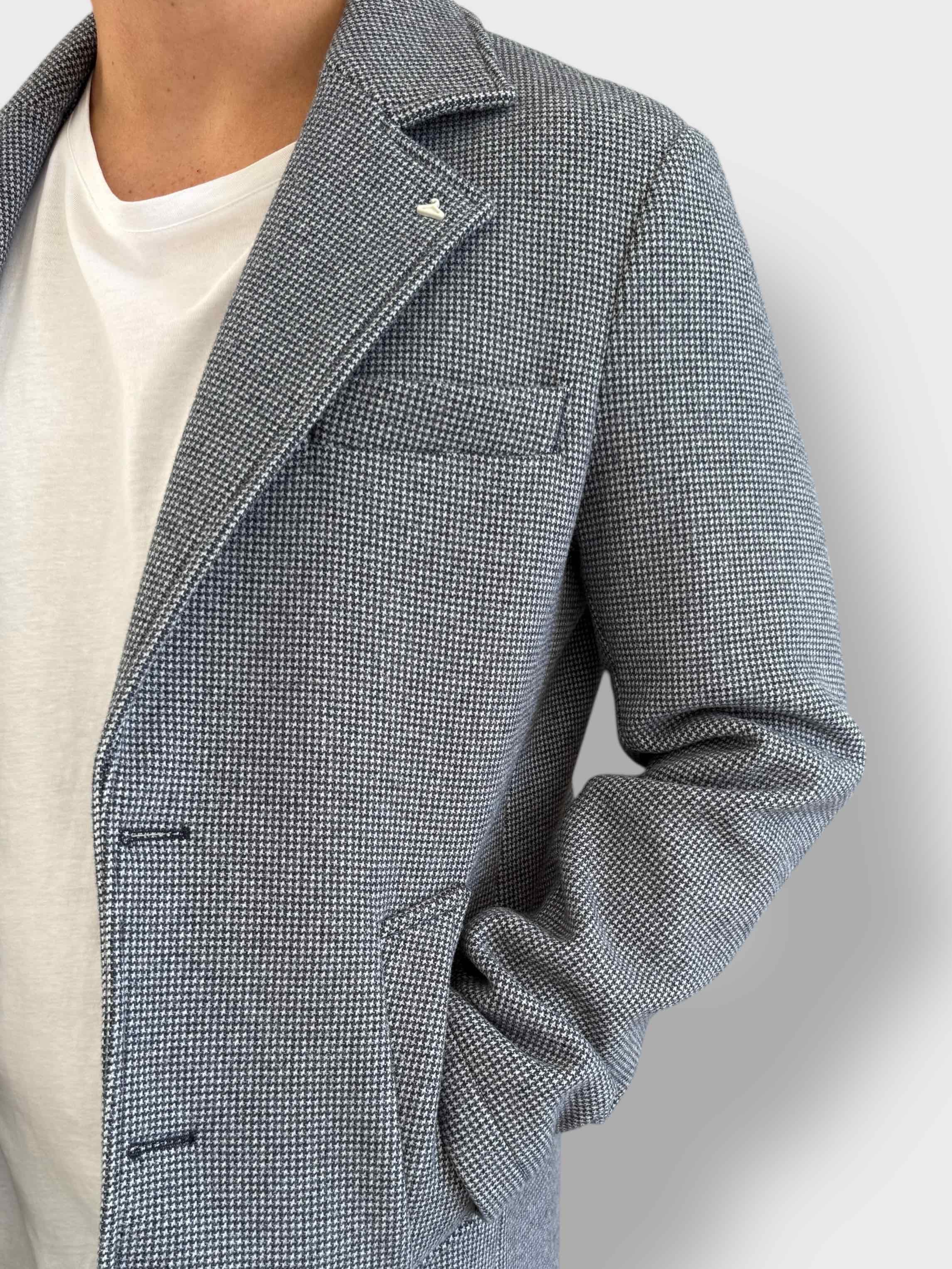 Cappotto monopetto pied de poule 048  BERNA