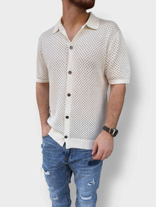 Polo in maglia traforata GIANNI LUPO