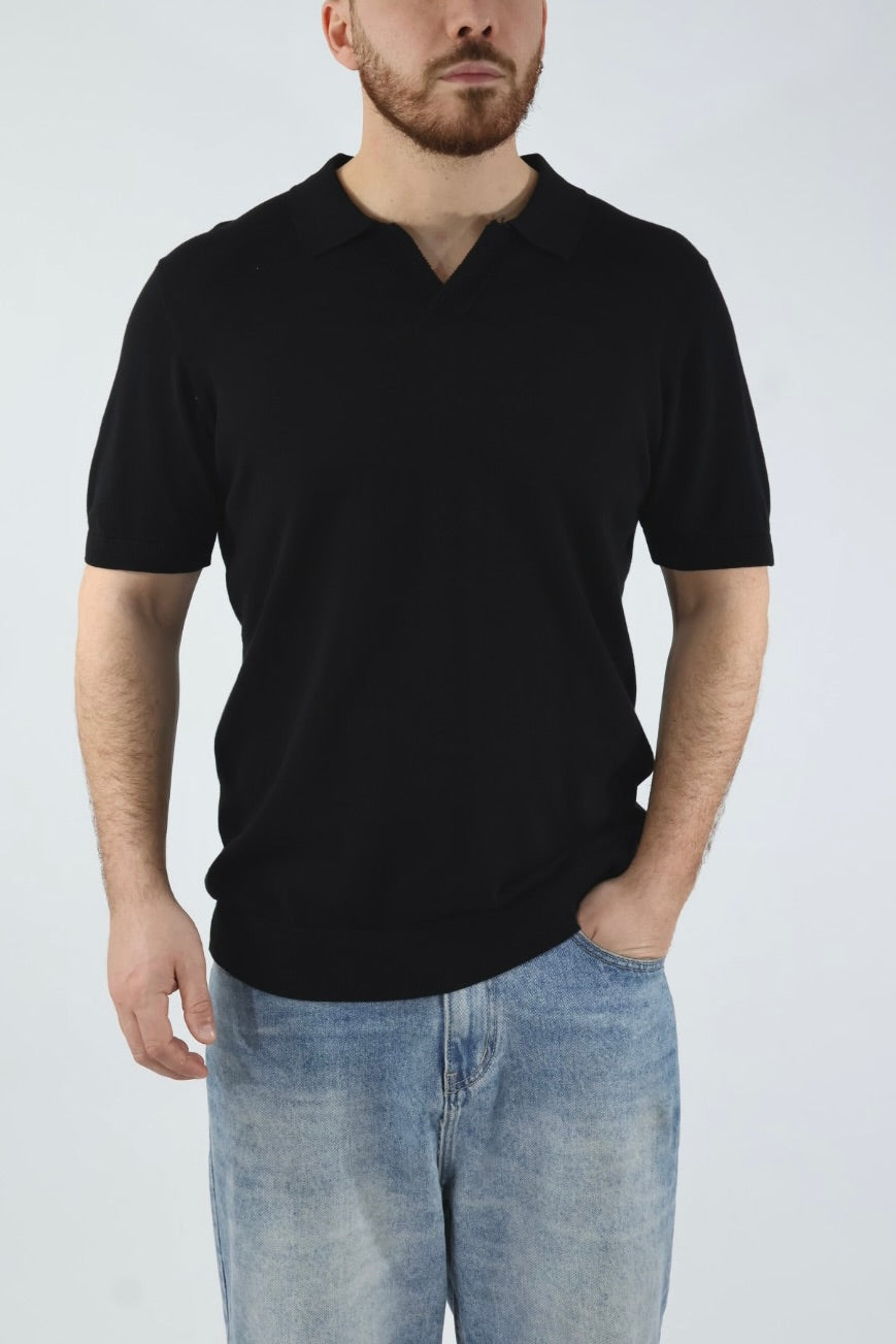 Polo in maglia m/m collo derby M36 OVER-D