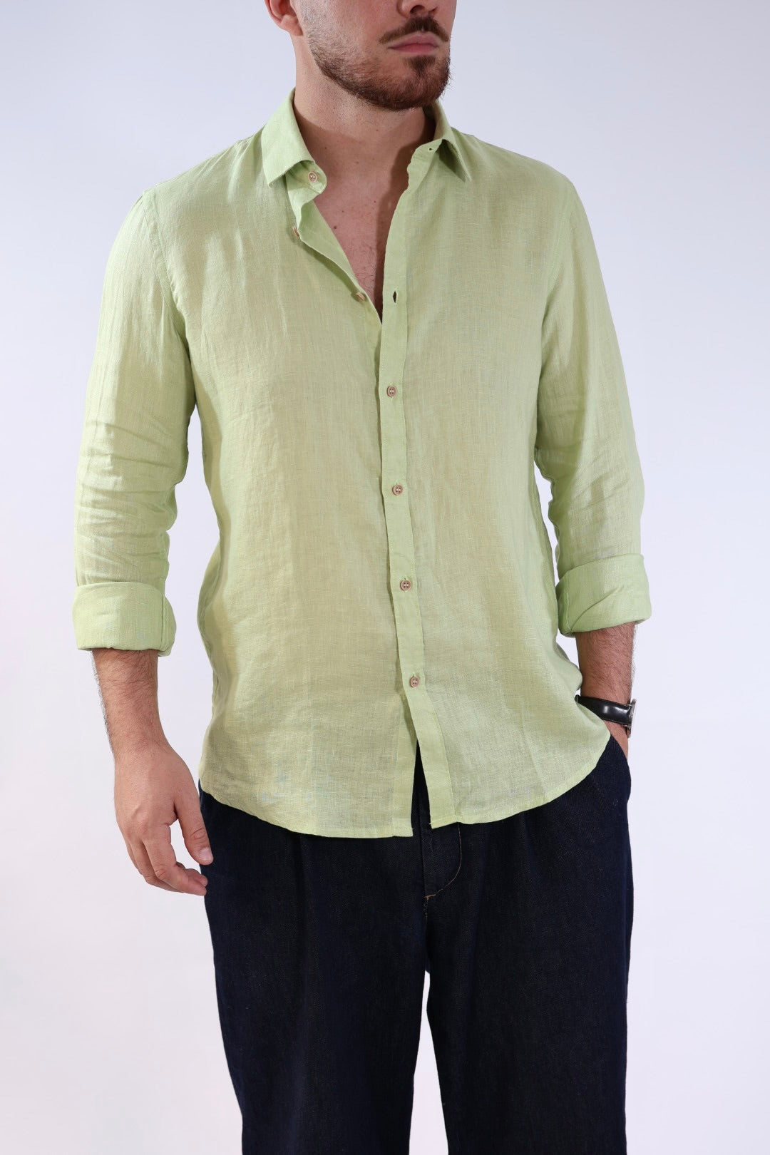 Camicia french puro lino lin22 WHY NOT BRAND