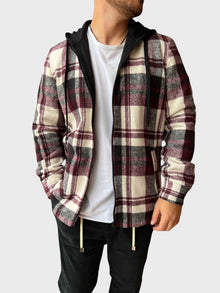 Giacca check imbottita BL11