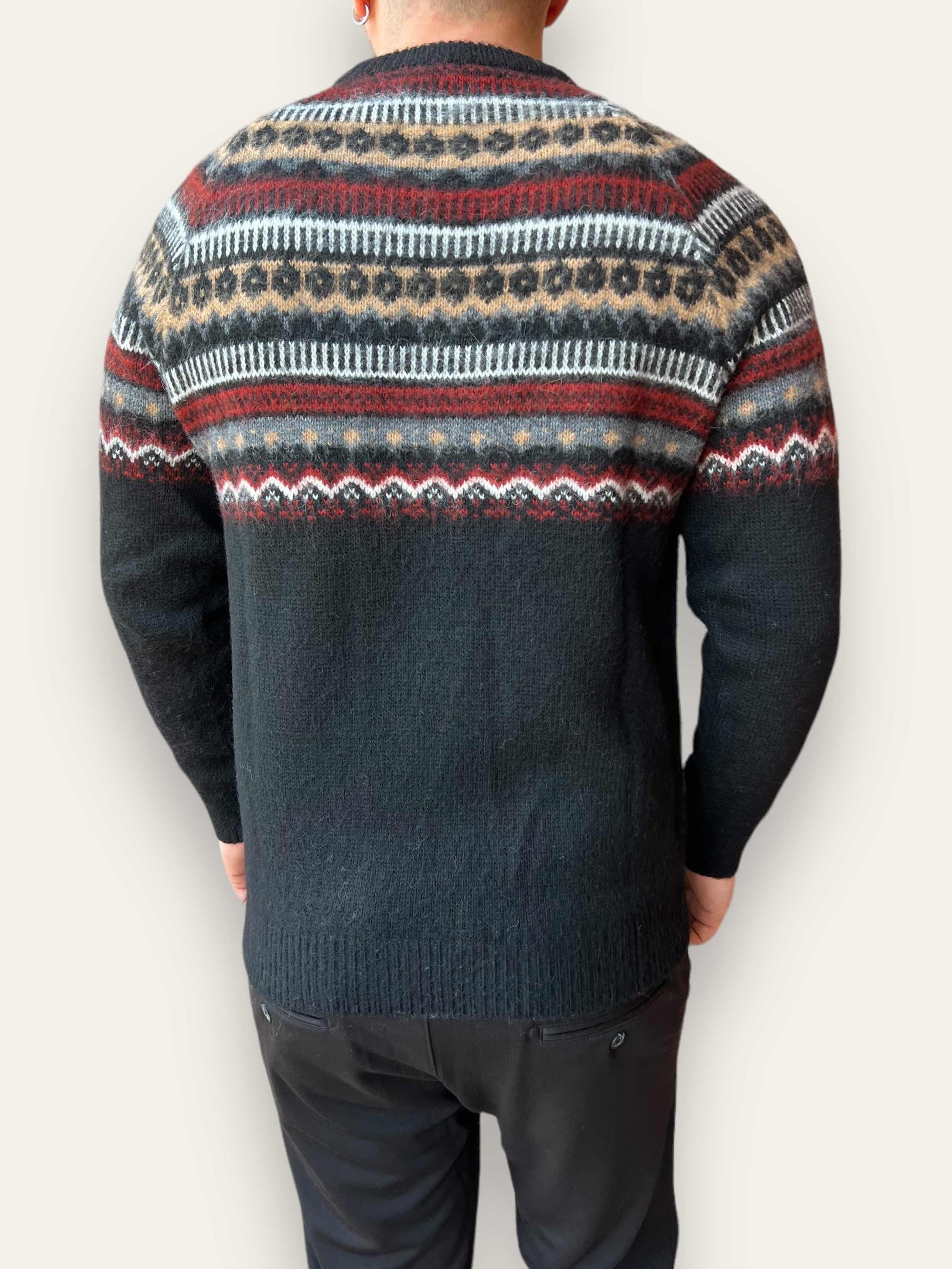 Maglione Jacquard BL11