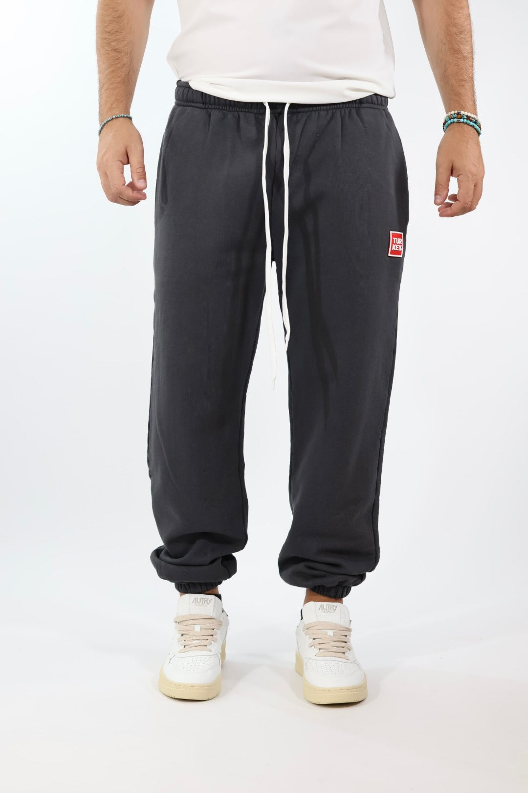 Pantalone tuta bill basic piombo TURKEY