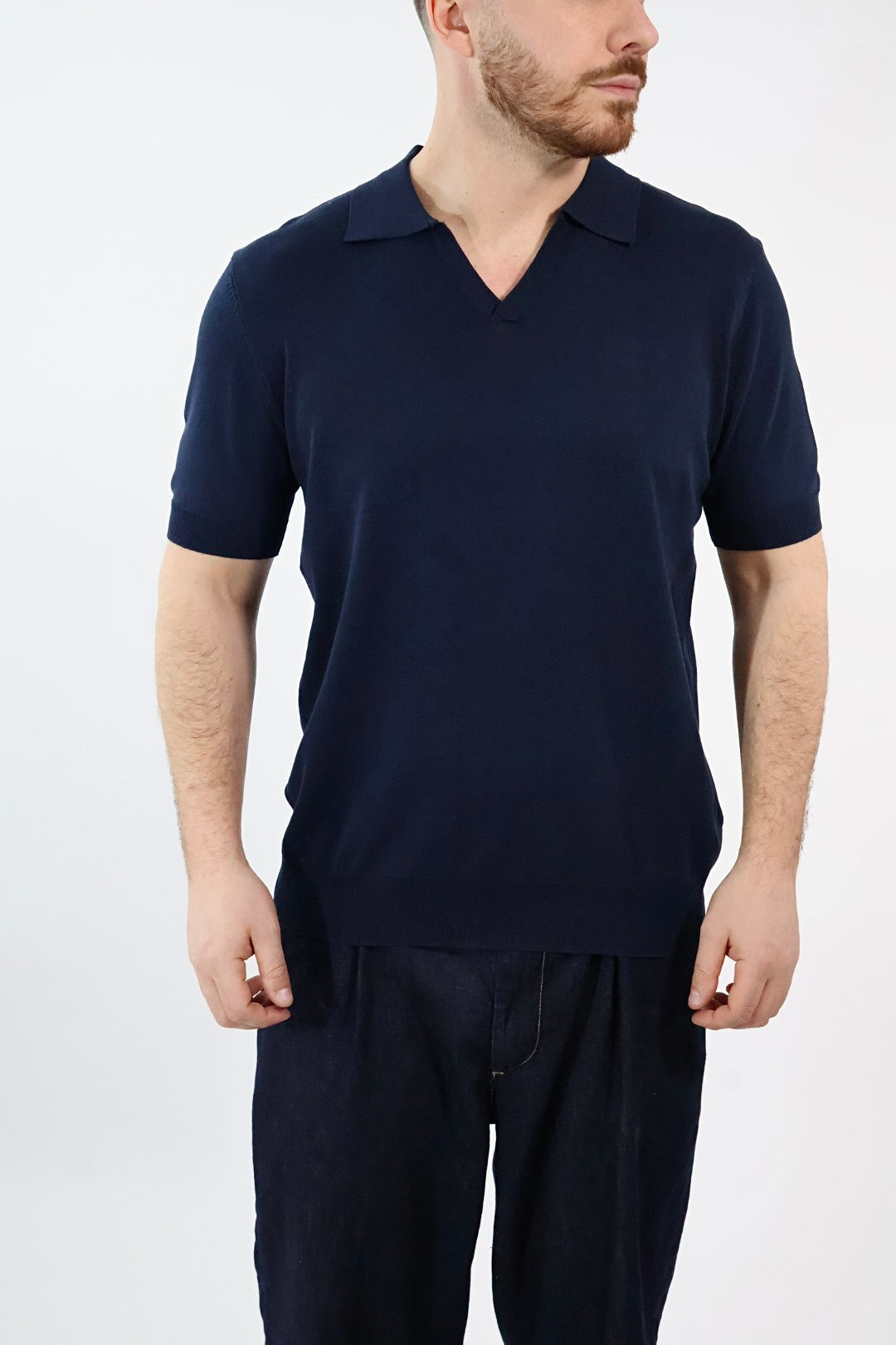 Polo in maglia lino/viscosa 338  LANDEK
