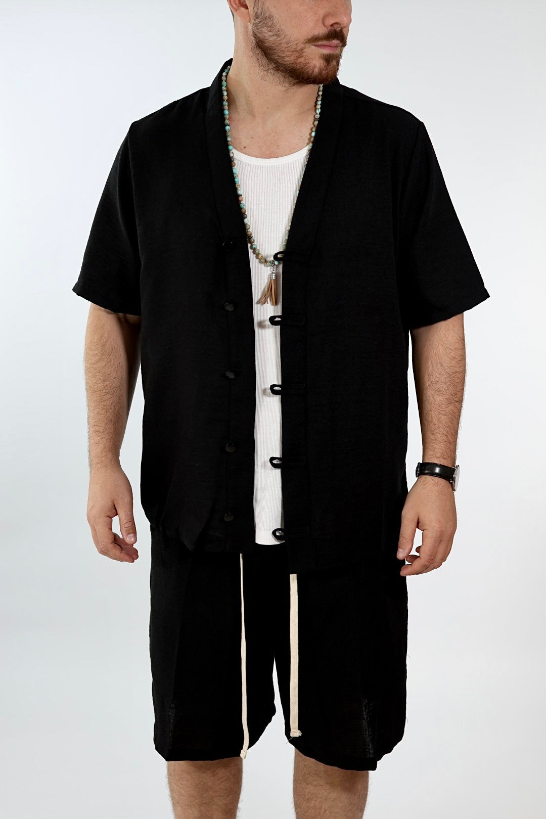 Completo camicia+bermuda 2231 BLACKSUNDAY