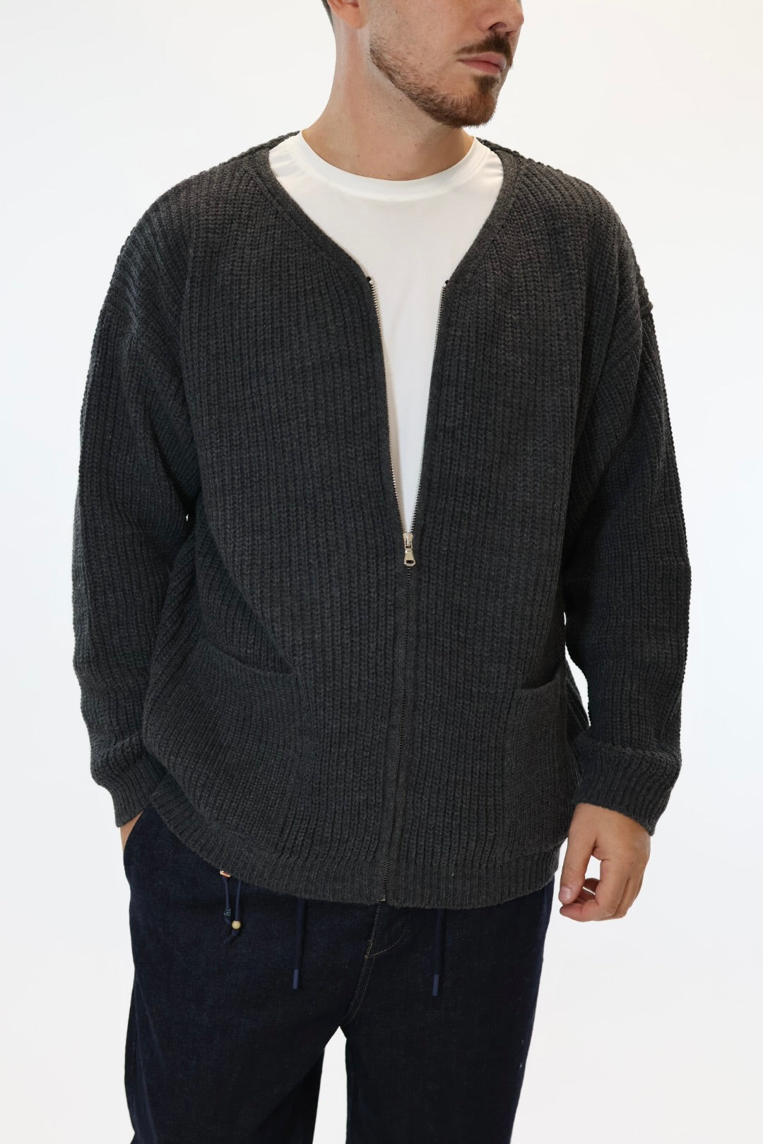 Cardigan M60 full zip relaxed fit OVERD