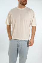 T-shirt misto viscosa cropped  F40 OVER-D