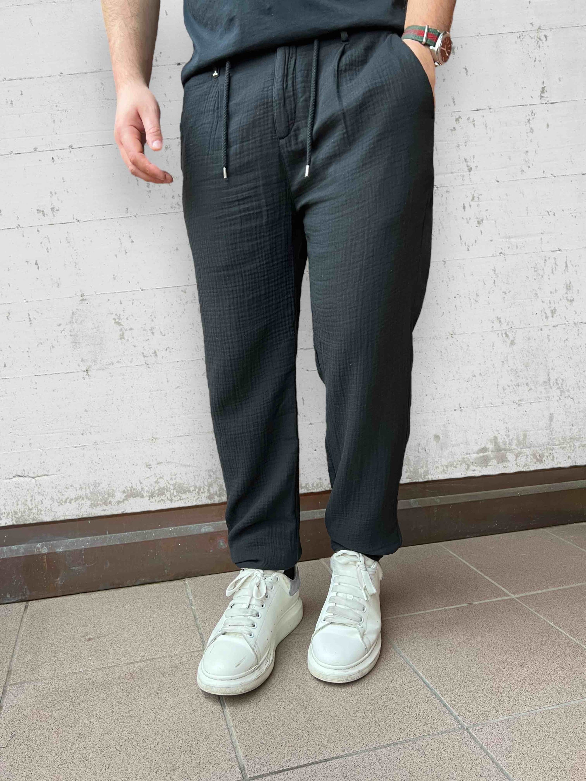 Pantalaccio cotone goffrato BERNA