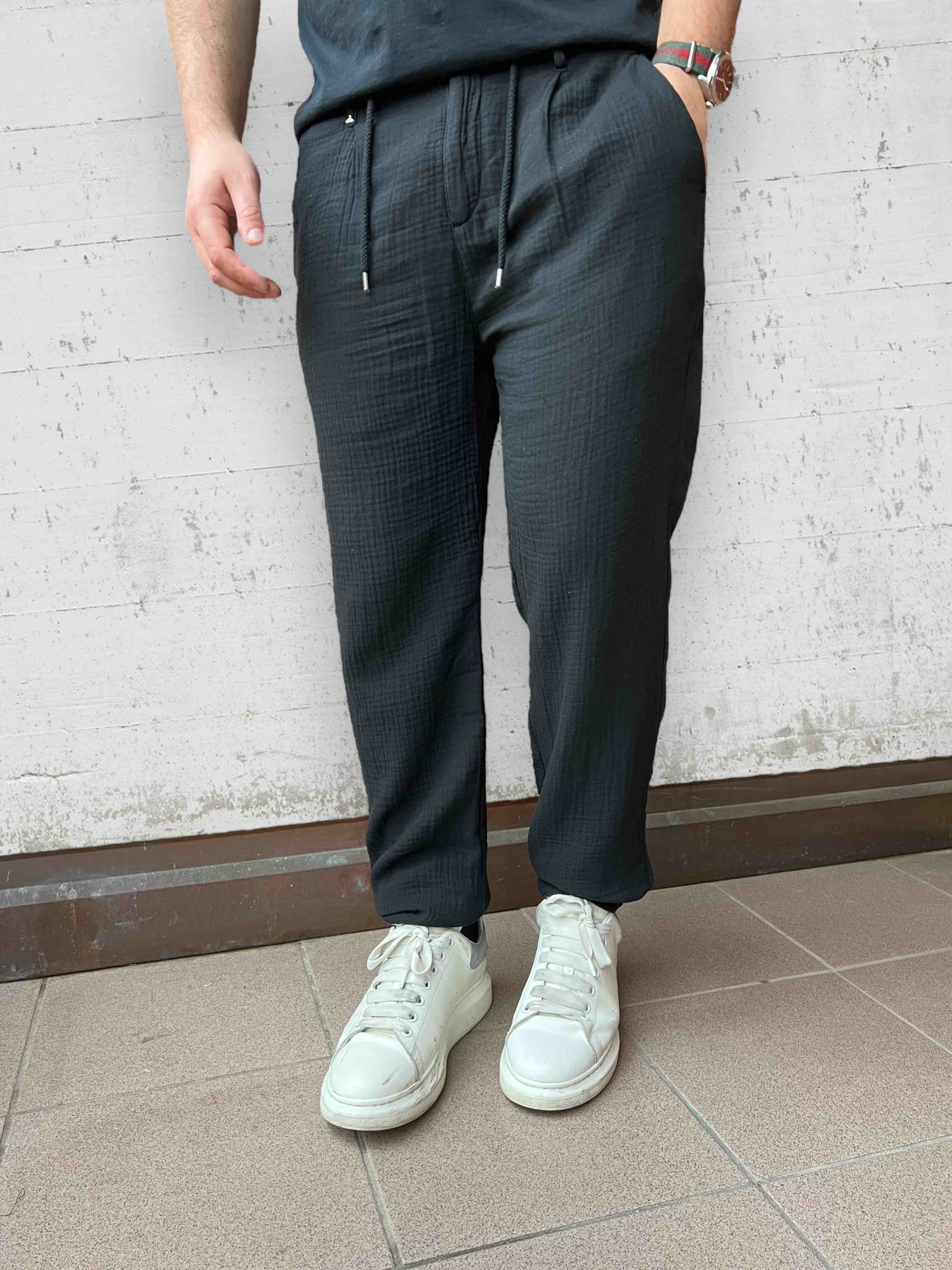 Pantalaccio cotone goffrato BERNA