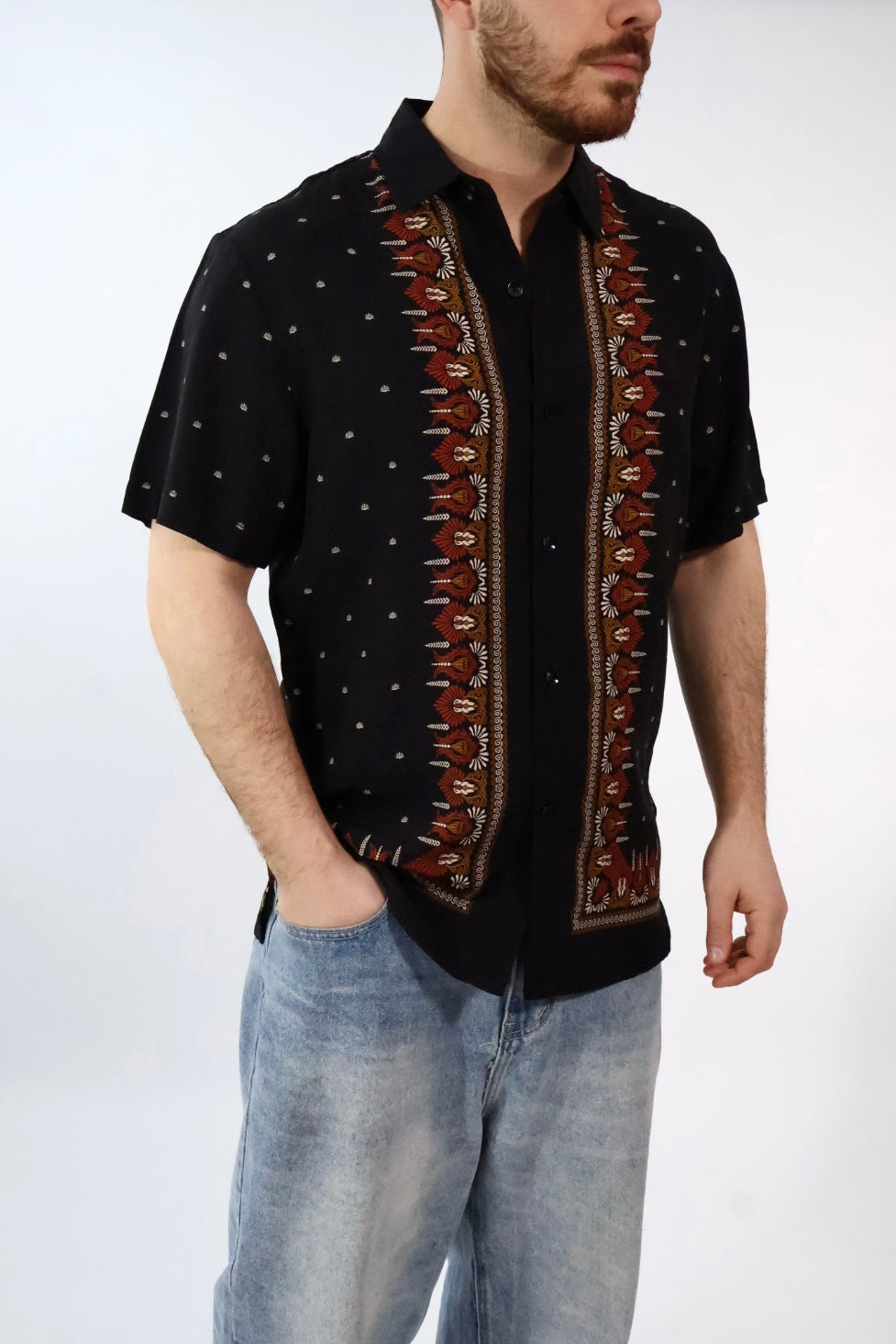 Camicia m/m viscosa 026TB  GIANNI LUPO