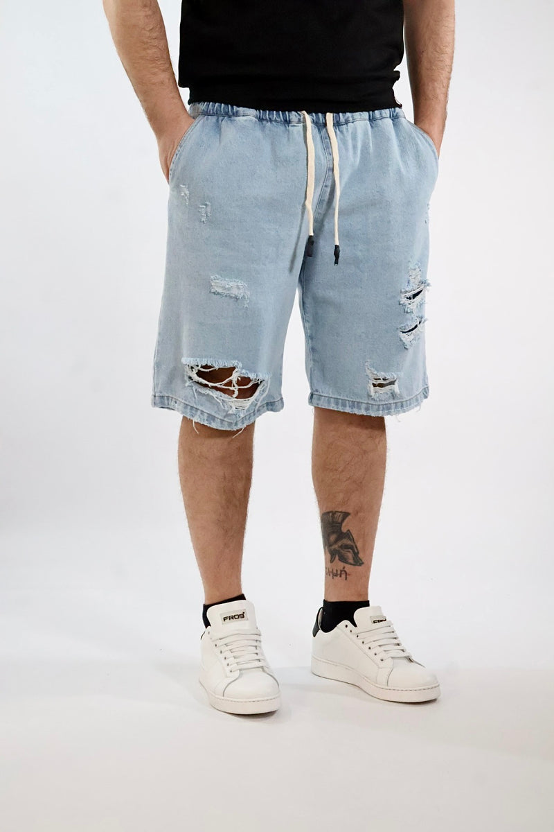 Bermuda denim coulisse  411  BL11