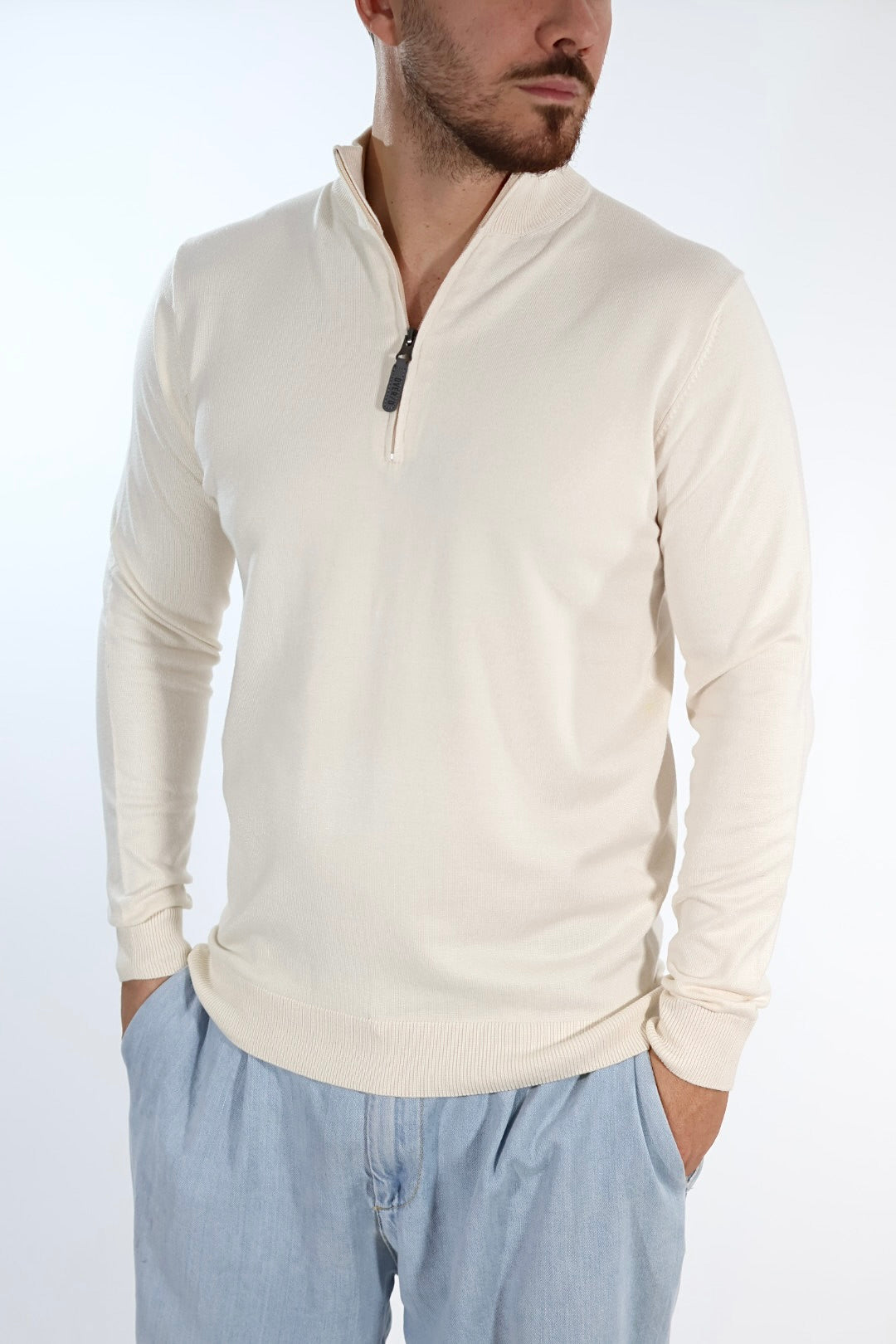 Maglioncino M25 zip lupetto  OVERD