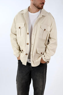 Overshirt cotone stampa J81 OVERD