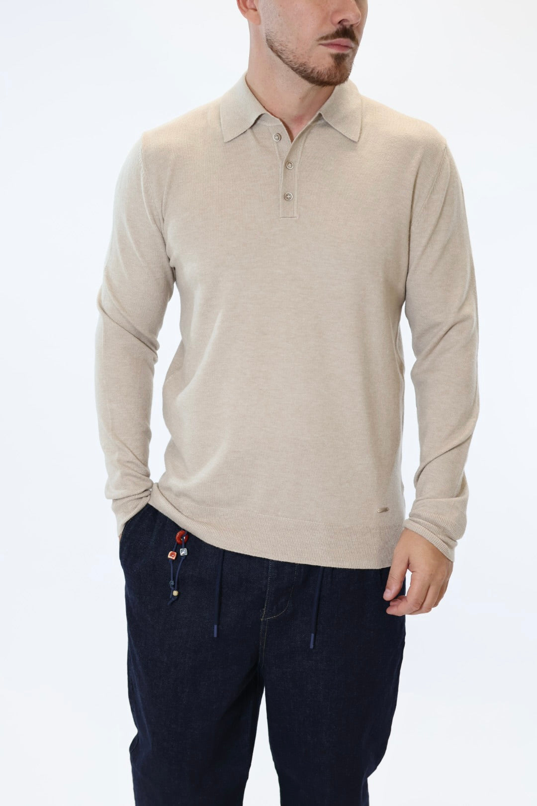 Polo 508S  misto viscosa slim fit GIANNI LUPO