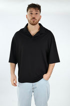 Polo viscosa no bottoni 001 BL11