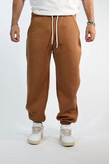 Pantalone 074-37 jogger cammello  BERNA