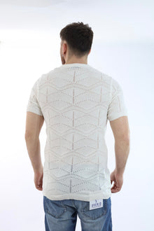 T-shirt in maglia m/m strutturata M43 OVER-D