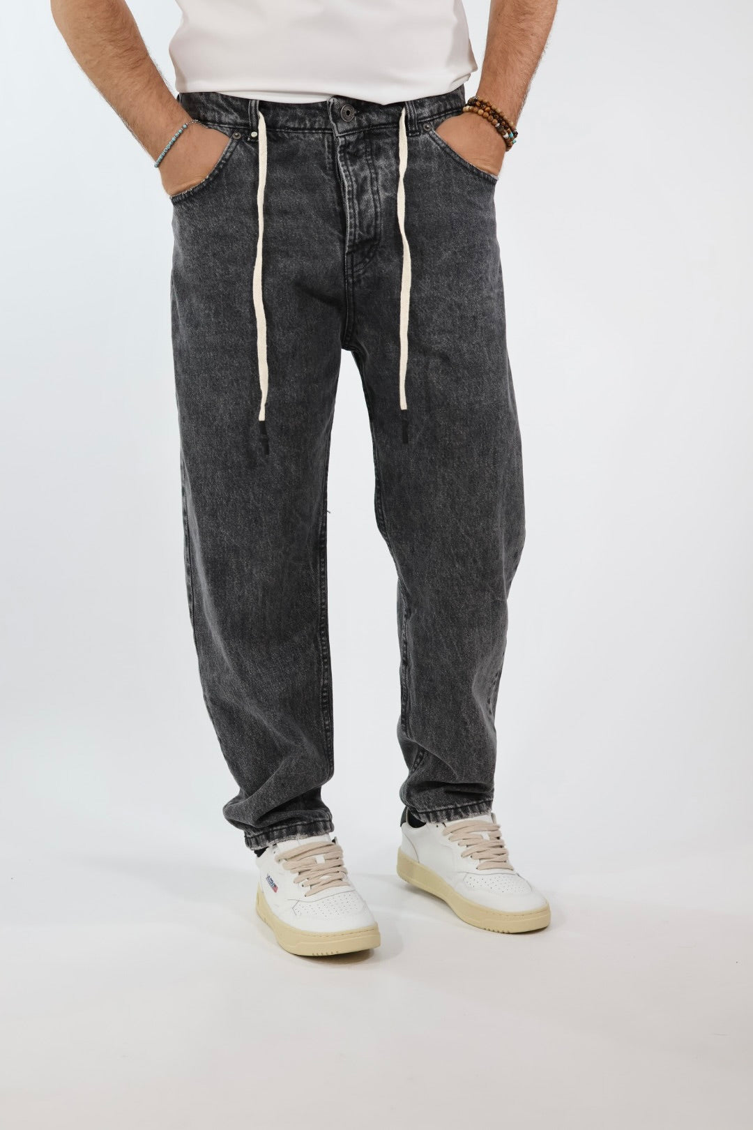 Jeans coulisse marmo BLK20730  BL11