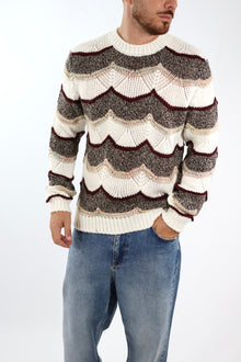 Maglione lanajacquard onde 267 BERNA