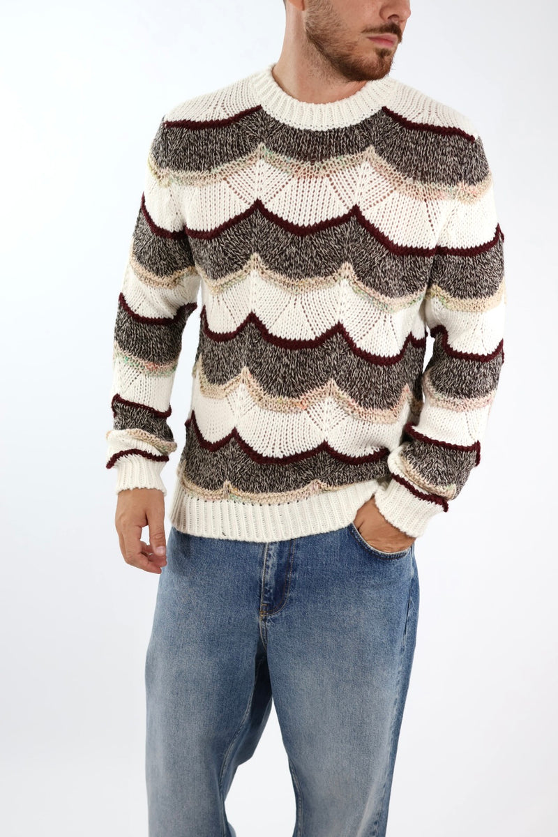 Maglione lanajacquard onde 267 BERNA