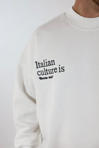 Felpa cropped italian culture 122 BERNA