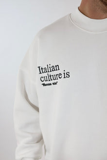 Felpa cropped italian culture 122 BERNA