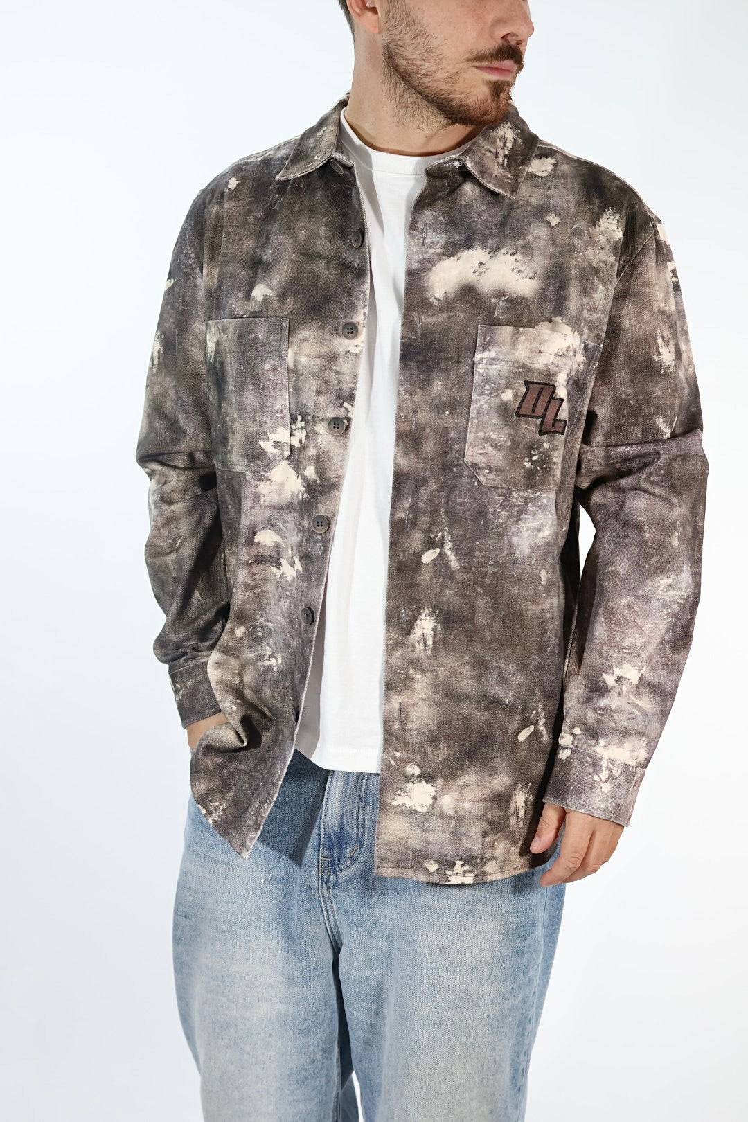 Overshirt 7847S fantasia double label GIANNI LUPO