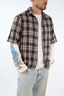 Camicia check flanella doppia manica 779 DISCLAIMER