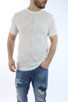 T-shirt in maglia m/m strutturata M43 OVER-D