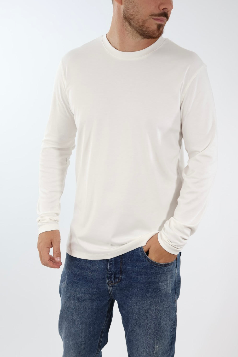 T-shirt basica m/l cotone 318F GIANNI LUPO